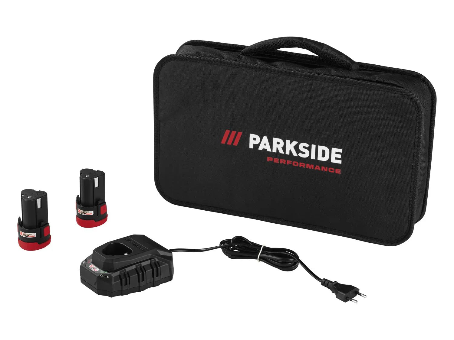 PARKSIDE PERFORMANCE Set perceuse-visseuse et visseuse  chocs sans fil + 2 batteries + chargeur, 12 V
