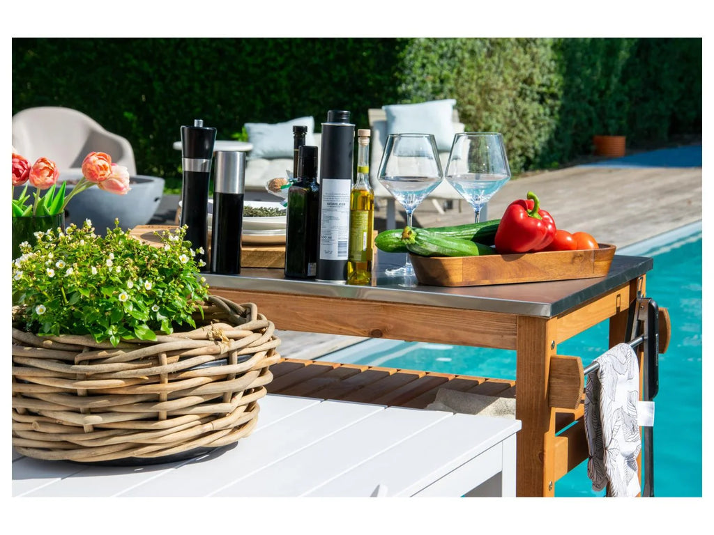 dobar Chariot de service pour barbecue