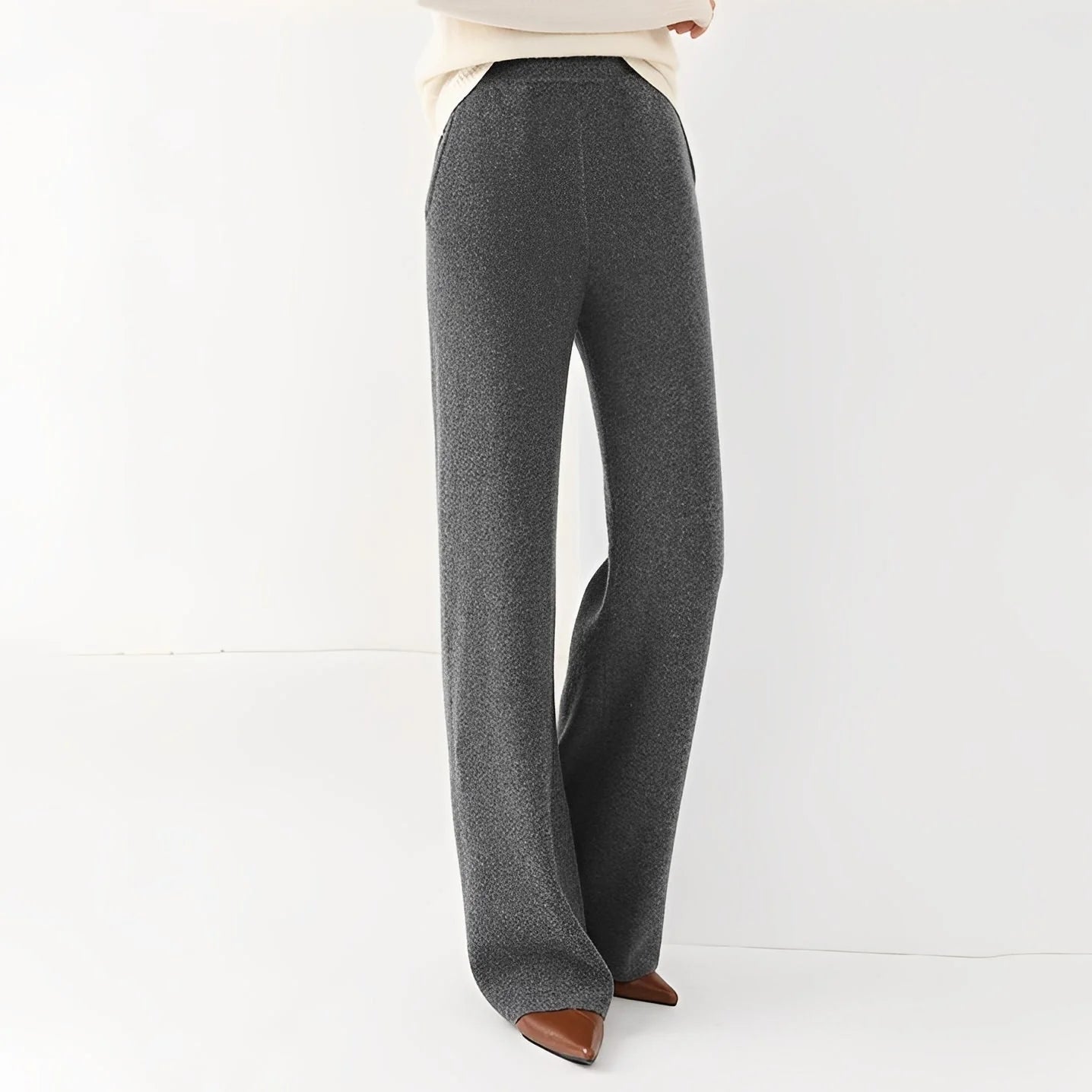 Jamie - Pantalon Formelle Taille Haute