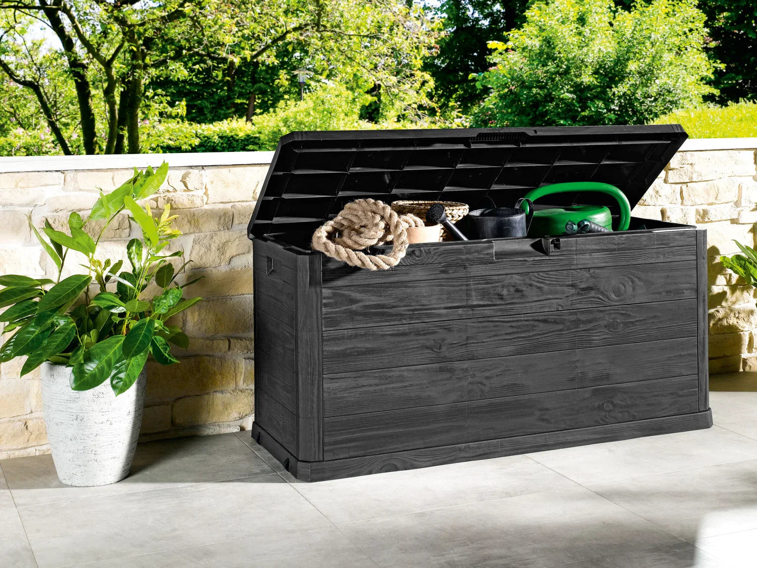 LIVARNO home Coffre de jardin, 270 L