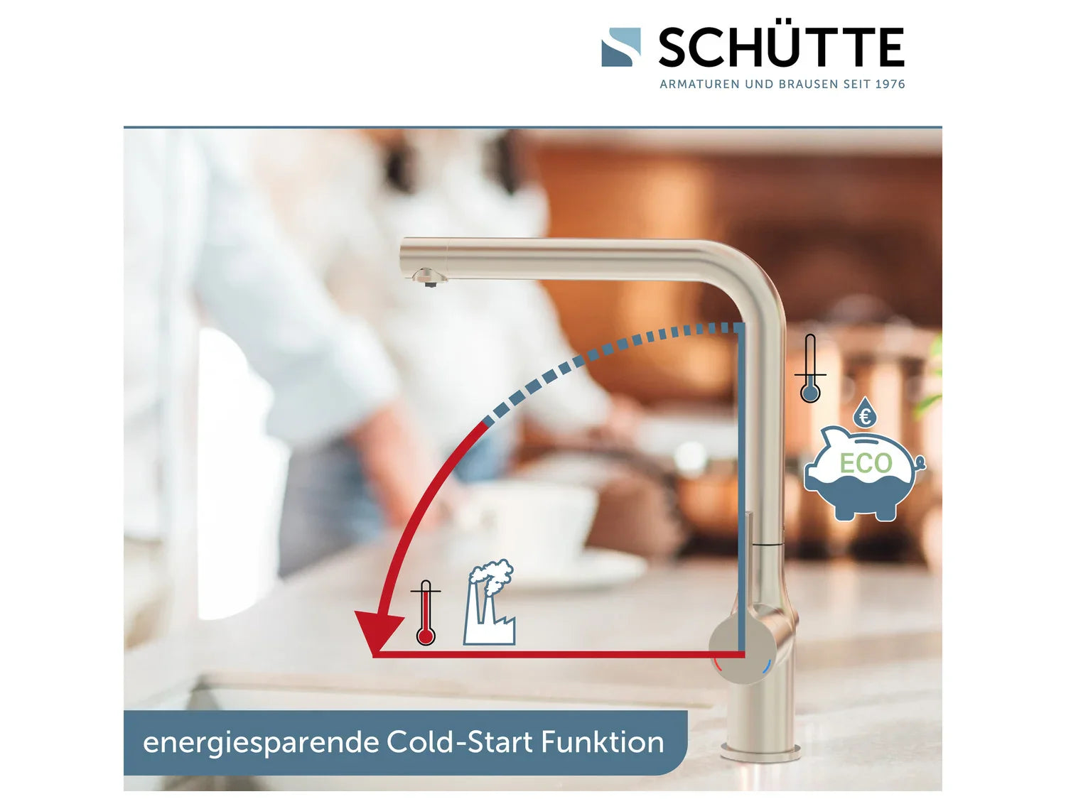 Schtte Robinet d'eau potable AQUASTAR PRO avec systme de filtration anti-calcaire
