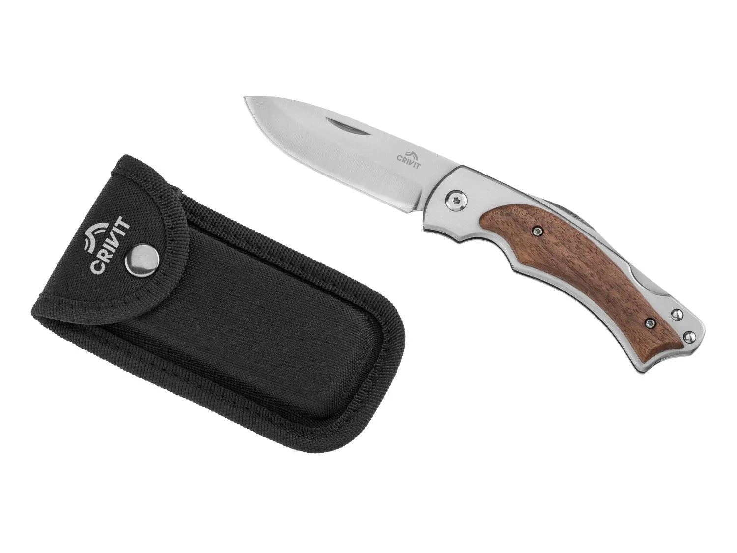 CRIVIT Couteau de poche avec tui ceinture
