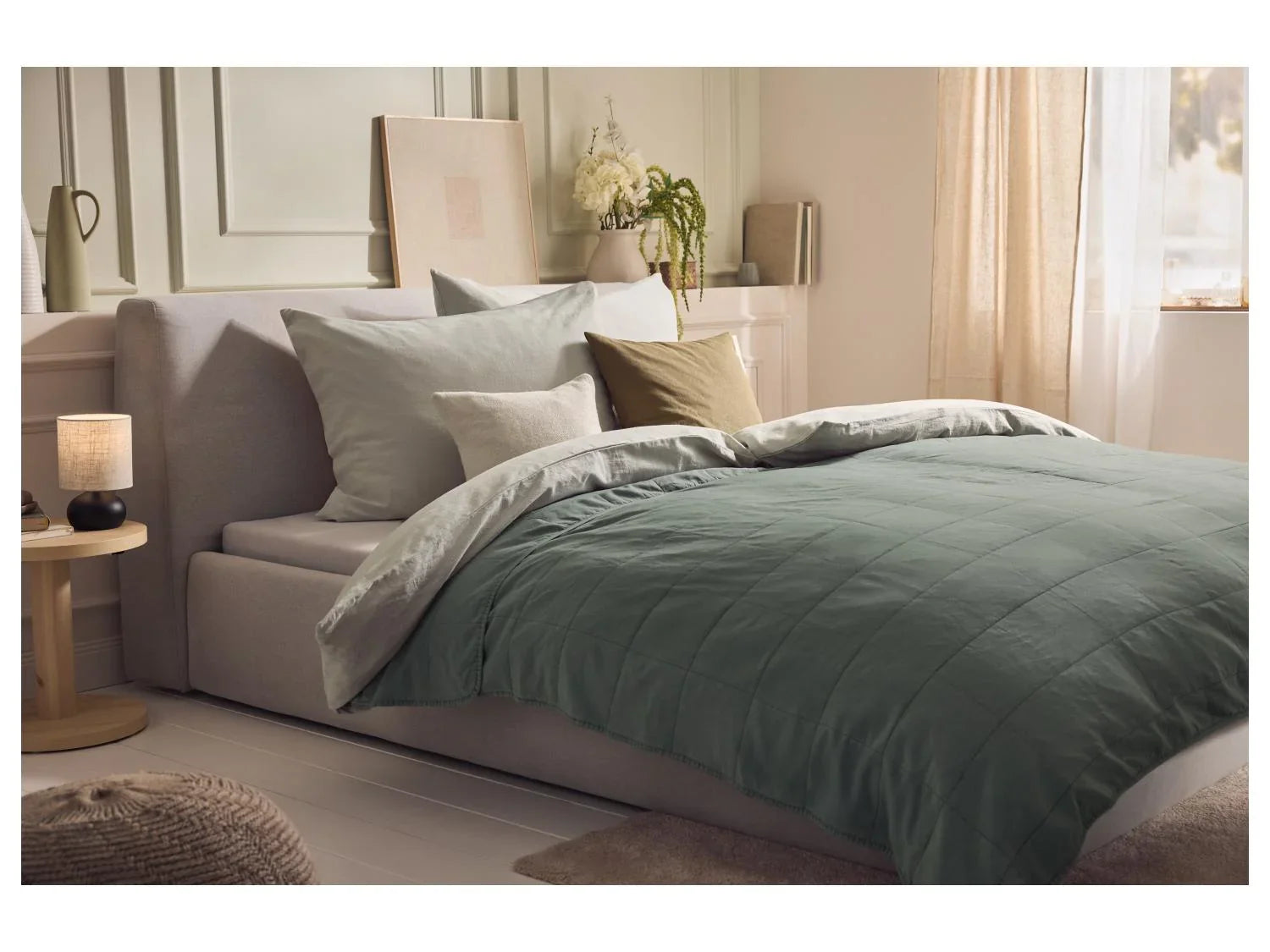 LIVARNO Parure de lit en lin mlang, 240 x 220 cm