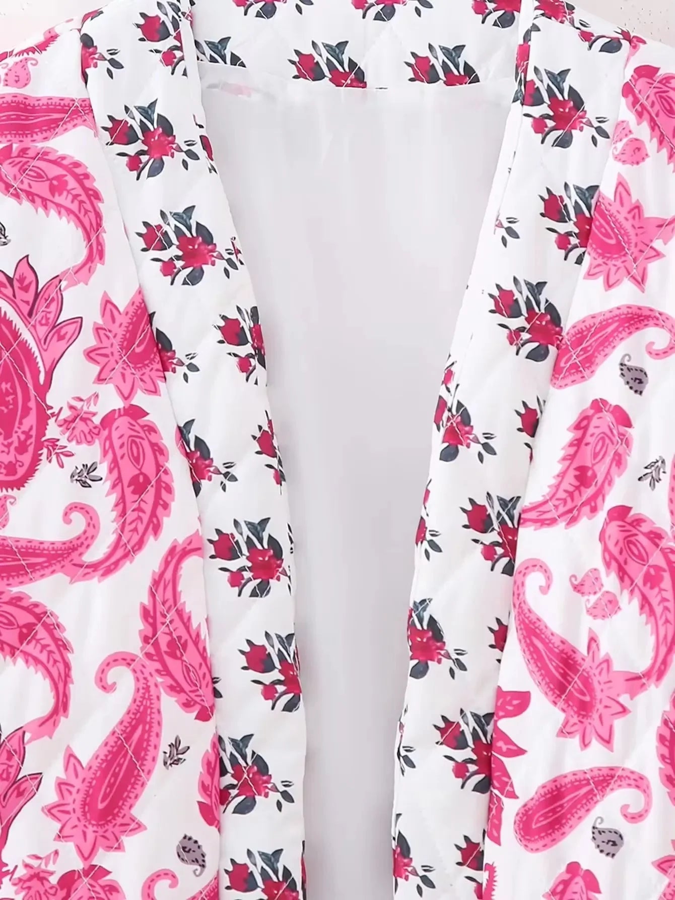 Sophie Paris I Gilet matelassé imprimé Paisley