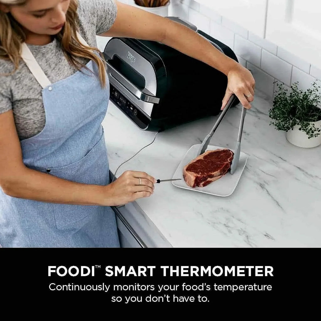 Ninja Foodi Smart XL 6-in-1 Indoor Grill with Air Fry Bake Roast Broil and Dehydrate