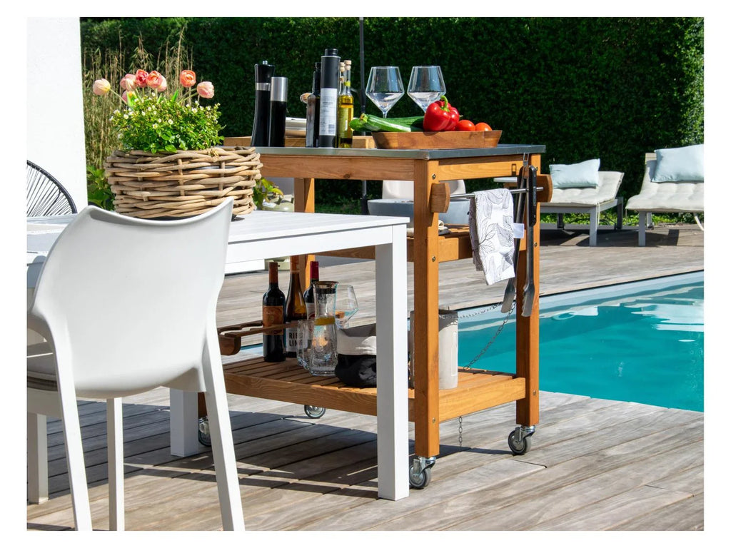 dobar Chariot de service pour barbecue