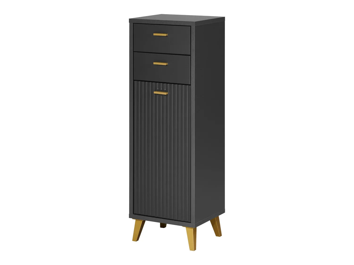 LIVARNO home Meuble de salle de bains, 32,2 x 96 x 28 cm, anthracite