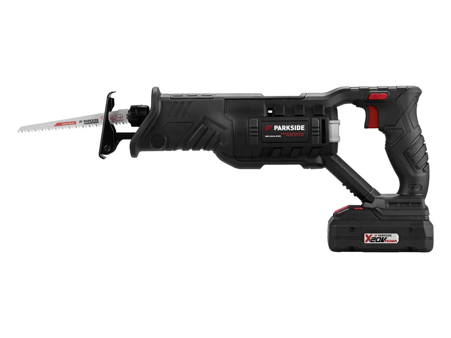 PARKSIDE PERFORMANCE Scie sabre sans fil PSSAP 20-Li D5, 20 V