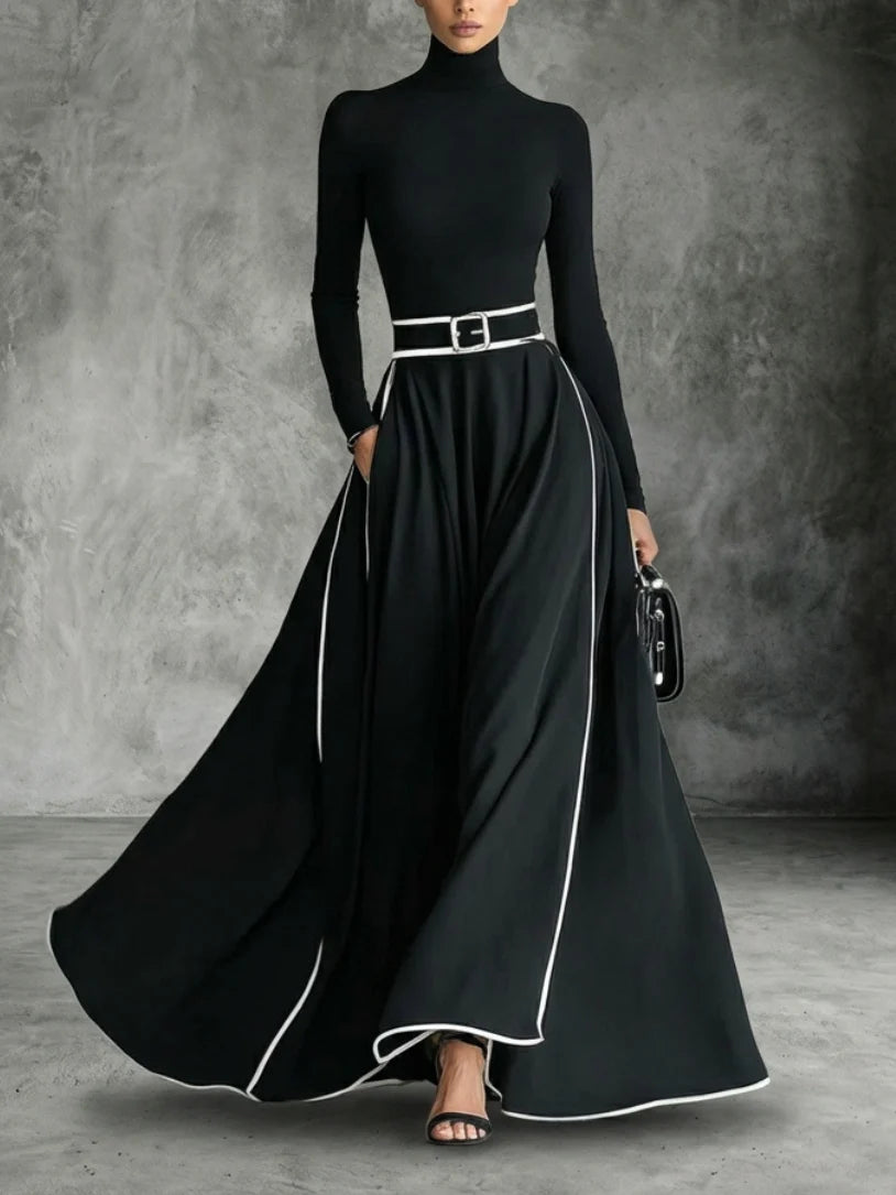Ginevra | Robe Maxi Noire