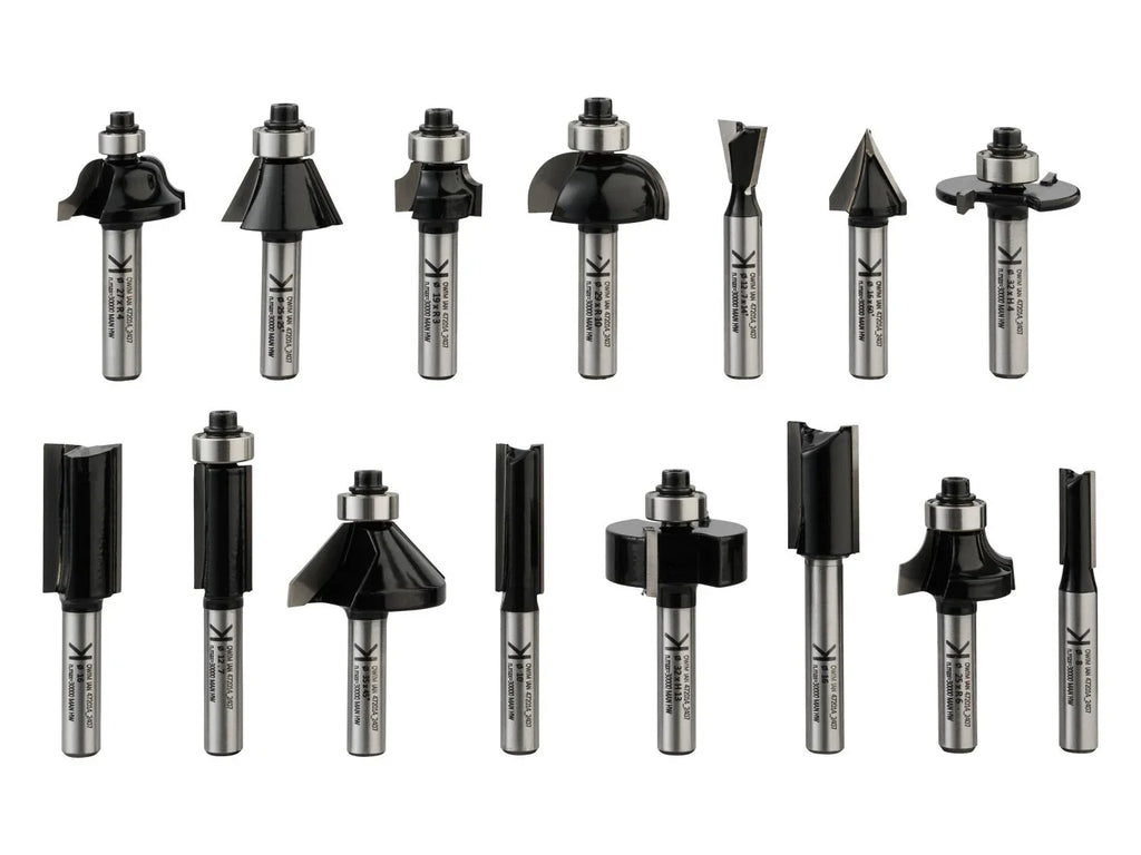 PARKSIDE PERFORMANCE Set d'embouts de fraisage PPFB 15 A1, 15 pices