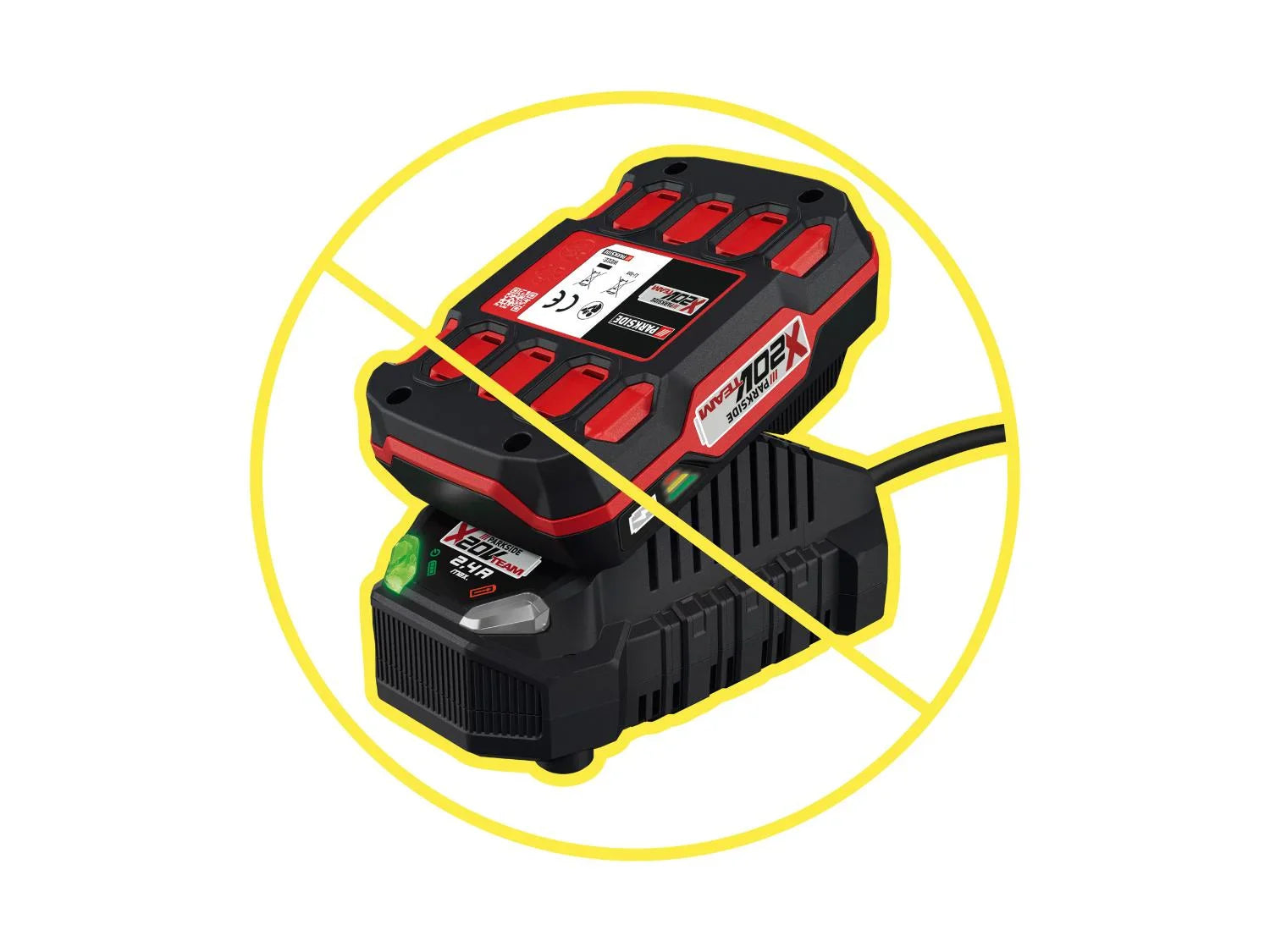 PARKSIDE Mini-trononneuse  bois sans fil PAGHS 20-Li C4, guide 17,7 cm, 20 V