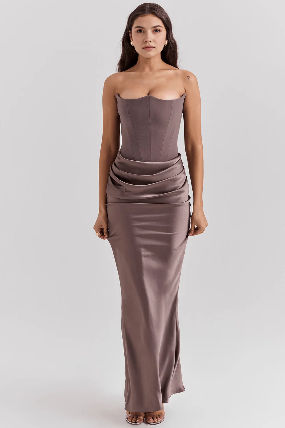 Céleste | Robe en satin
