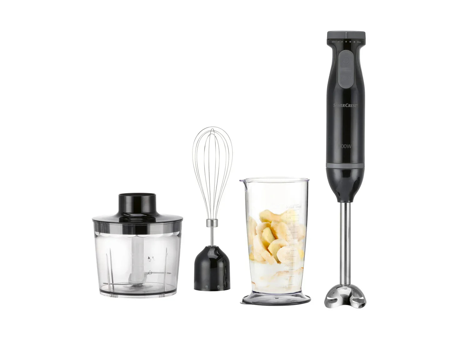 SILVERCREST KITCHEN TOOLS Mixeur plongeant 3-en-1 SSMS 600 E6 / SOSMS 600 E6