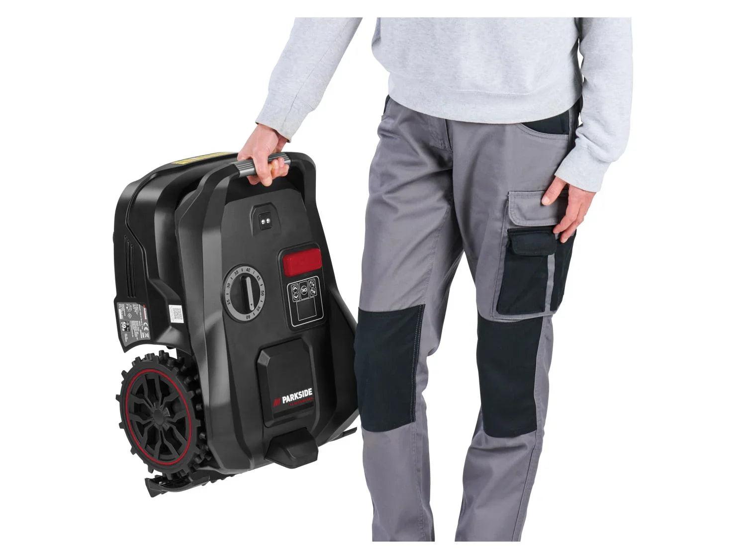 PARKSIDE PERFORMANCE Tondeuse robot Smart & Free, 1250 m + Garage, 20 V