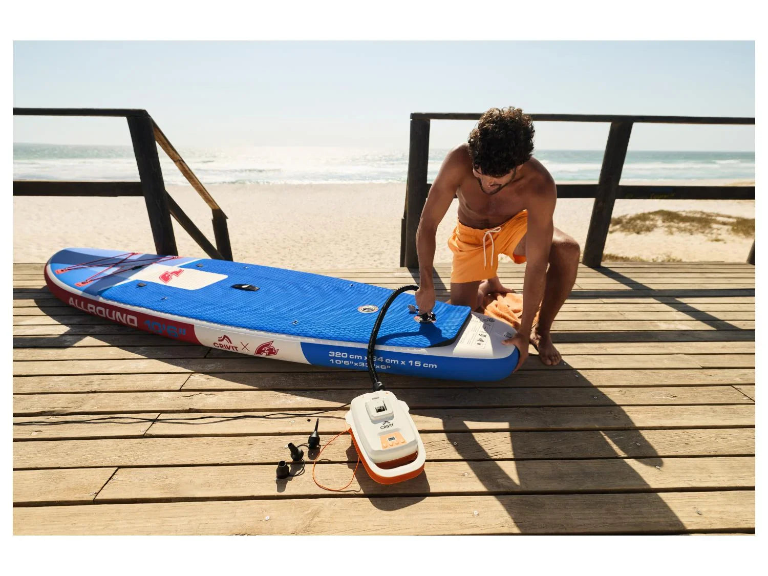 CRIVIT Stand up paddle polyvalent - gonflable