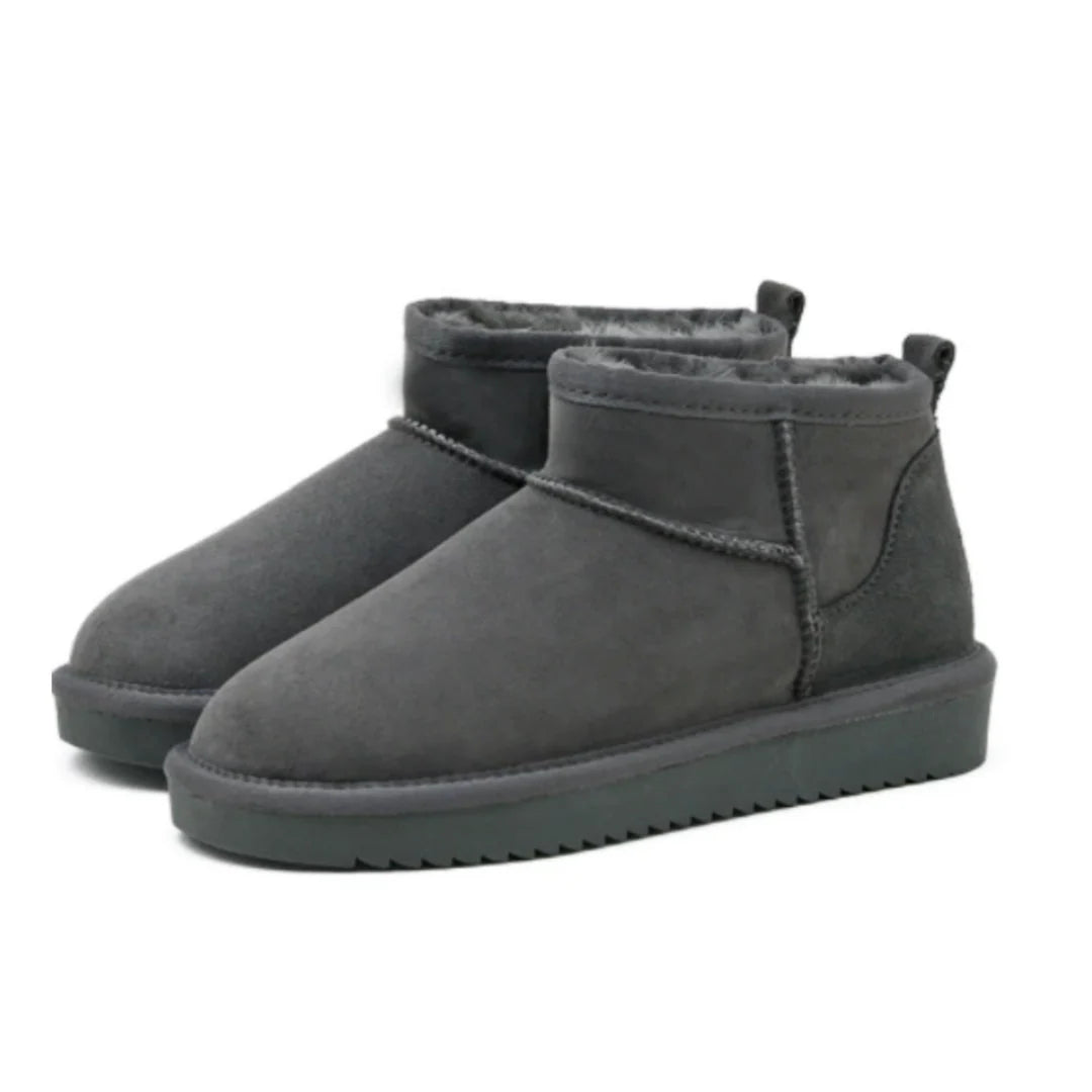 Belles Bottines Mini en Cuir de Boston