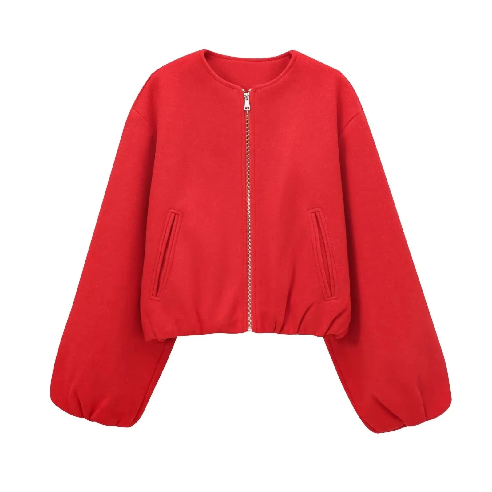 Veste Bombers Courte zippée pour Femme