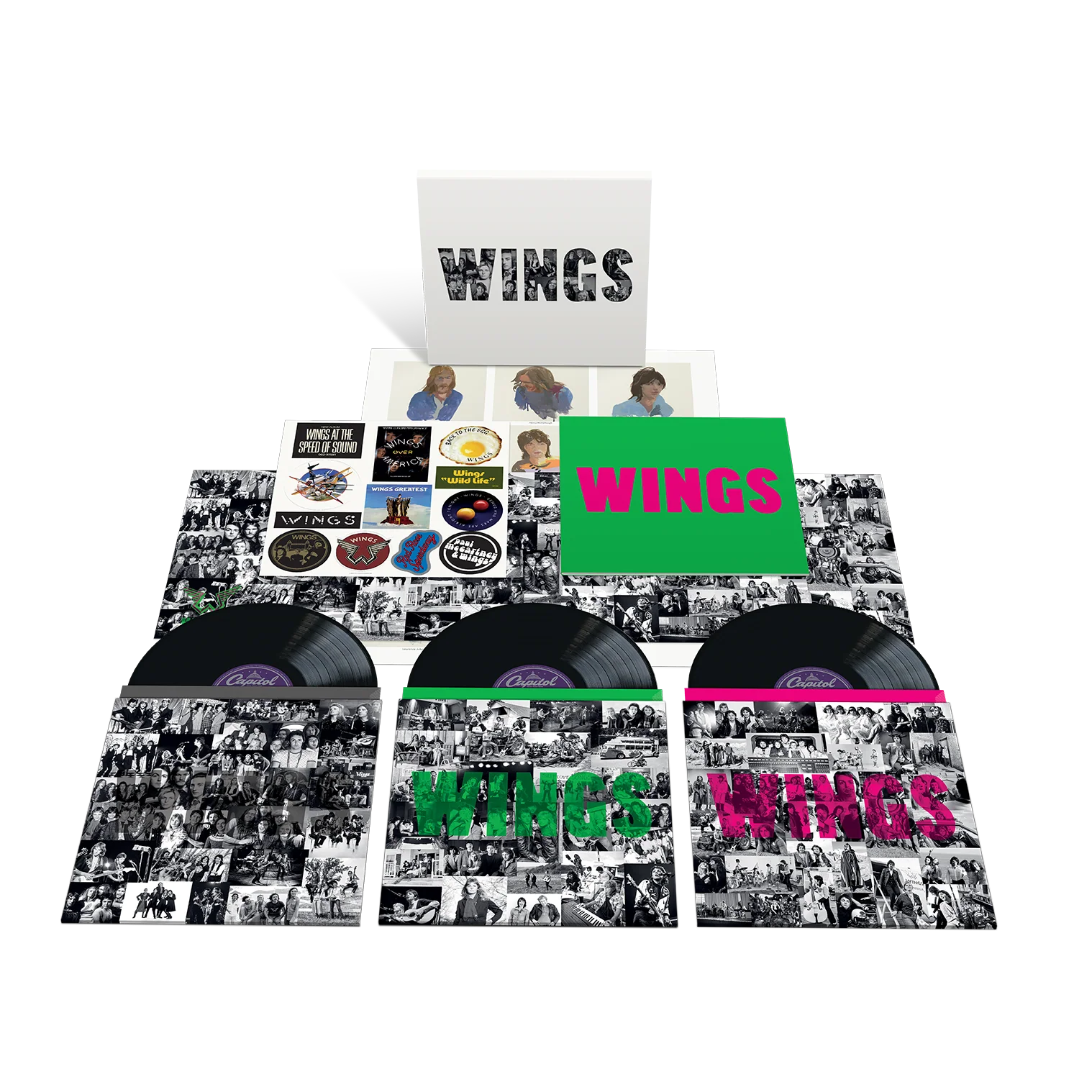 PAUL MCCARTNEY AND WINGS - WINGS - DELUXE LIMITED EDITION - 3-LP - VINYL LP