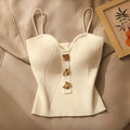 Ameera - Haut Corset Côtelé Élégant
