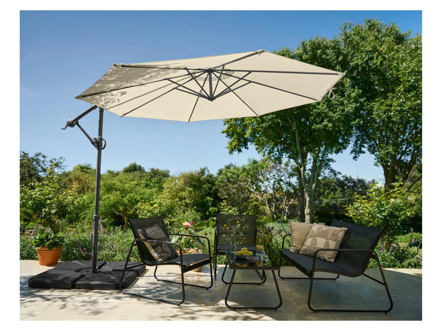 LIVARNO Salon de jardin, 4 pieces