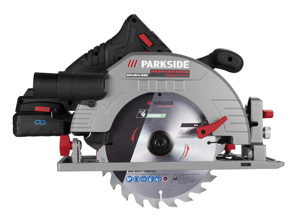 PARKSIDE PERFORMANCE Scie circulaire sans fil PPHKSA 40-Li A1, 40 V