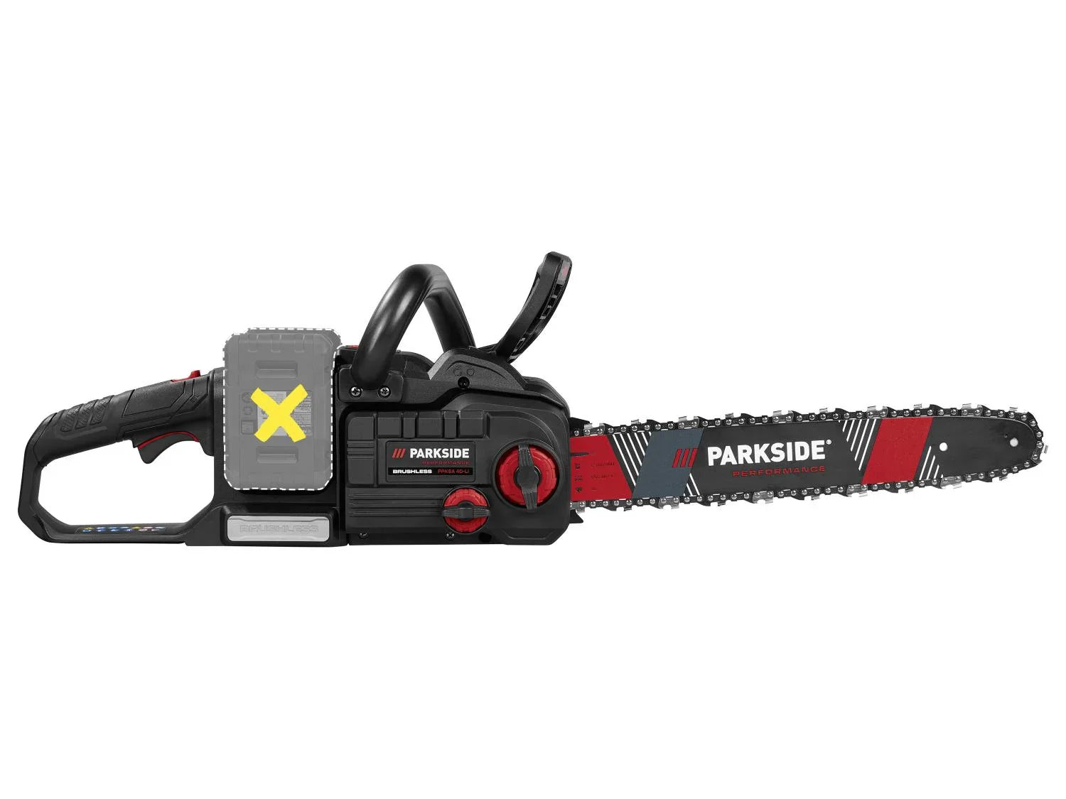 PARKSIDE PERFORMANCE Trononneuse sans fil PPKSA 40-Li B2, 40 V