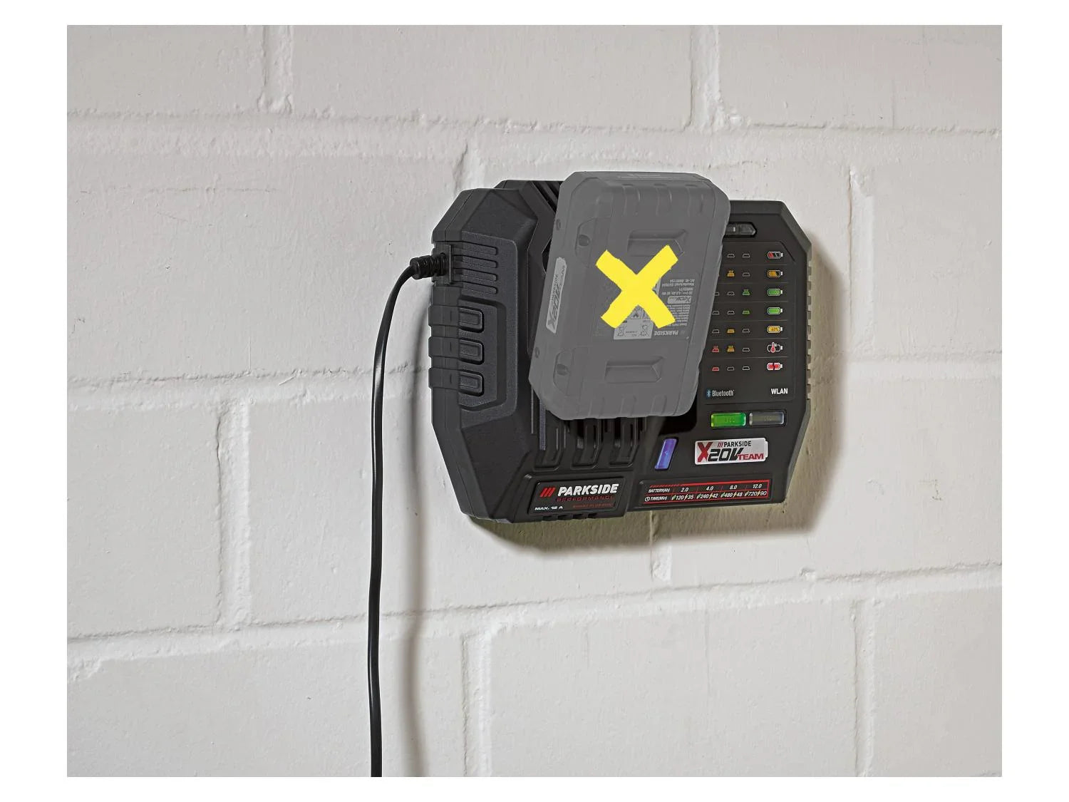 PARKSIDE PERFORMANCE Chargeur de batterie Smart PLGS 2012 A1, 20 V