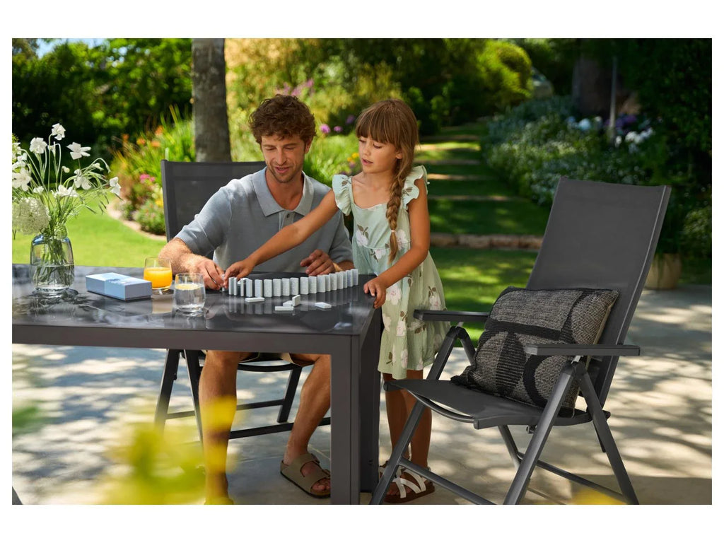LIVARNO Table de jardin + Lot de 4 fauteuils Houston