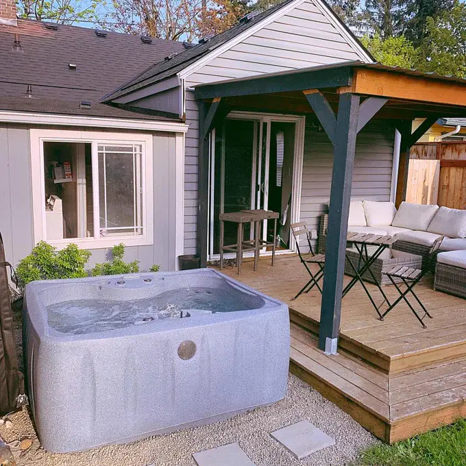 Aquarest Spas, Powered By Jacuzzi® Pumps 4 - Person 12 - Jet Rectangular Plug And Play Hot Tub