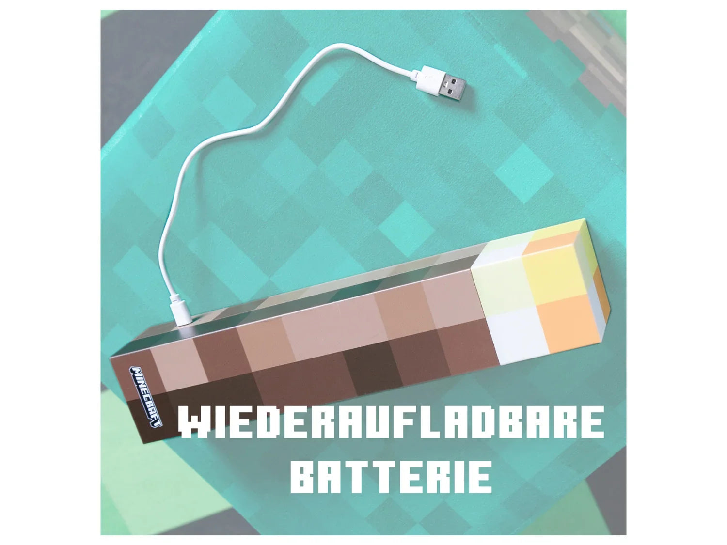 Minecraft Lampe de table ou torche  LED