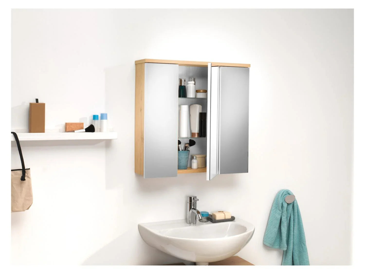 LIVARNO home Armoire murale Palermo, imitation chne
