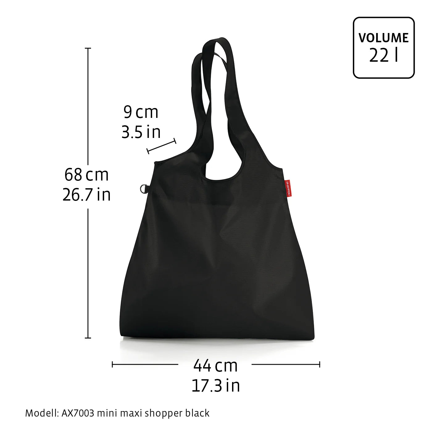 Mini Maxi Shopper L French Blue