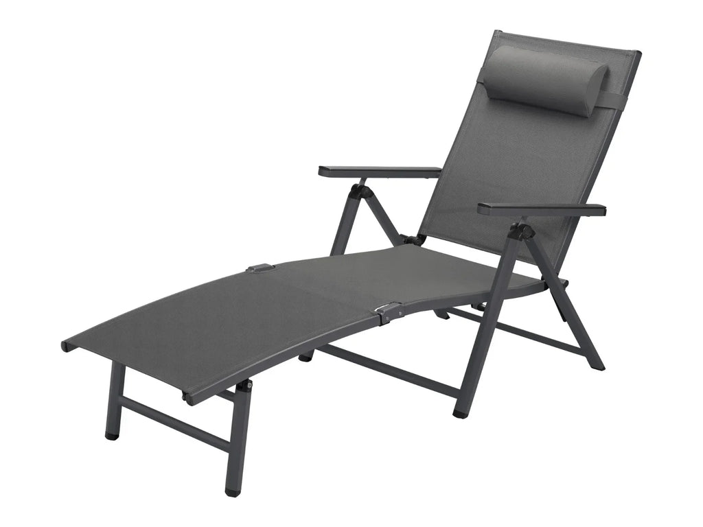 LIVARNO home Chaise longue en aluminium Houston, gris