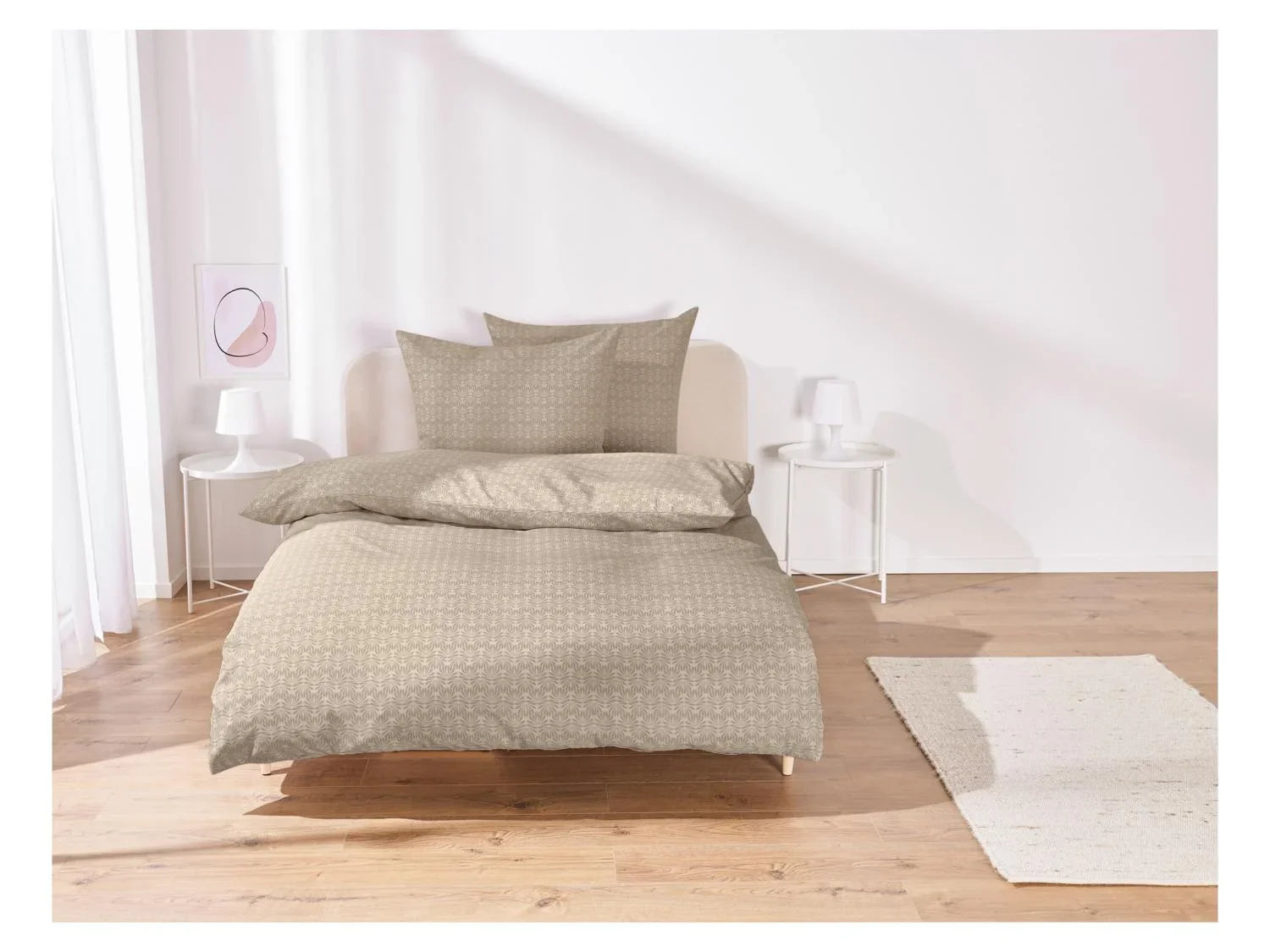 LIVARNO home Parure de lit en coton mlang, 260 x 240 cm