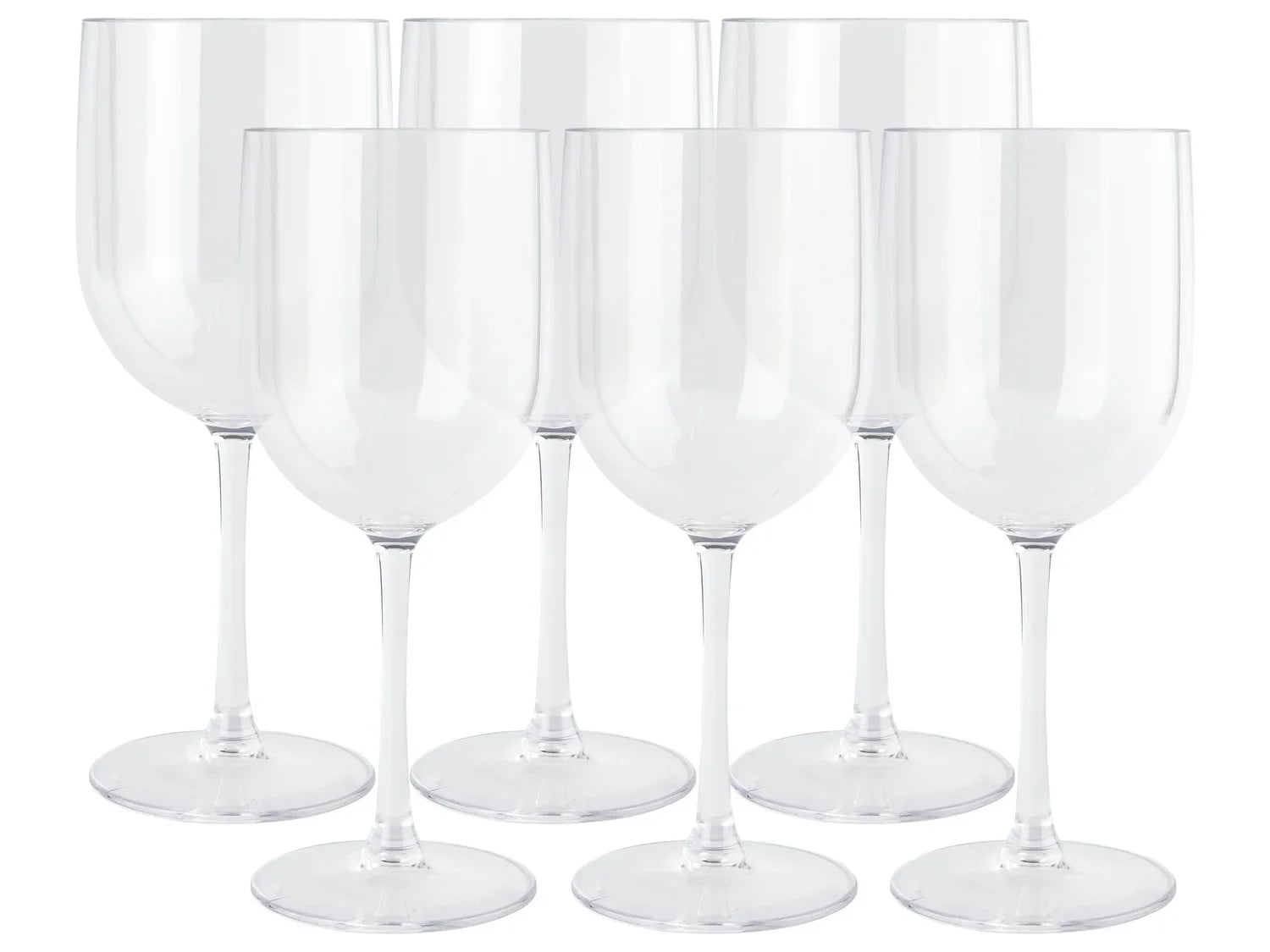 ERNESTO Lot de 6 verres  vin,  champagne ou  eau