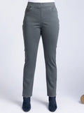 Pantalon jegging femme gris bronze