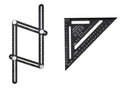 PARKSIDE Rgle multi-angle ou querre avec bute