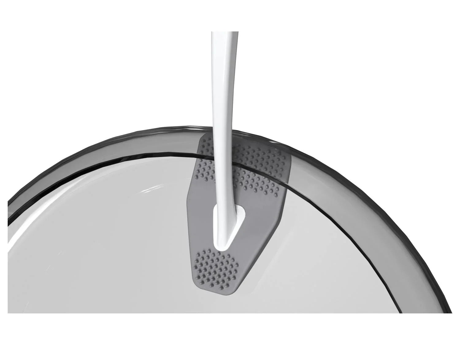 W5 Brosse WC caoutchoute et porte-brosse