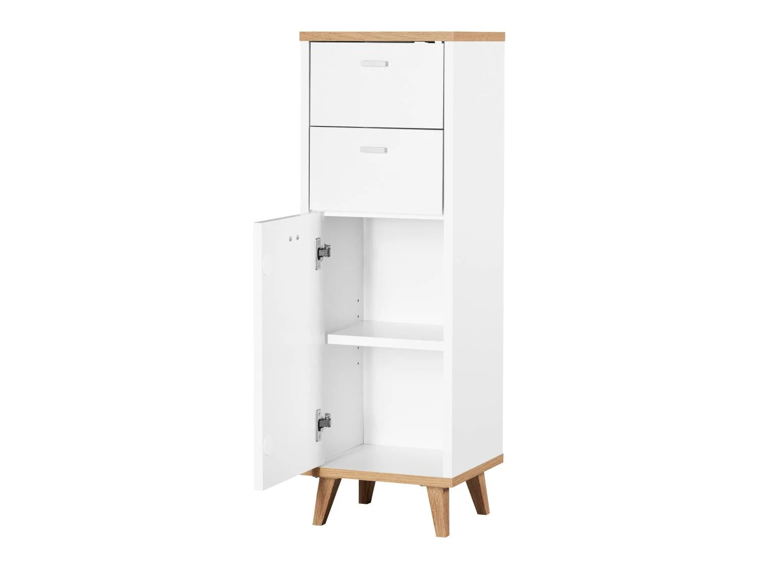 LIVARNO Meuble pour salle de bains Corfu, 32 x 96 x 28 cm, blanc/imitation chne