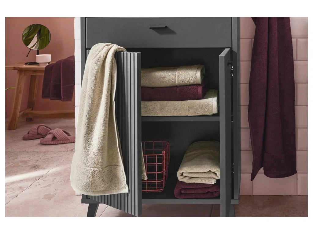 LIVARNO home Lot de 2 serviettes ponge