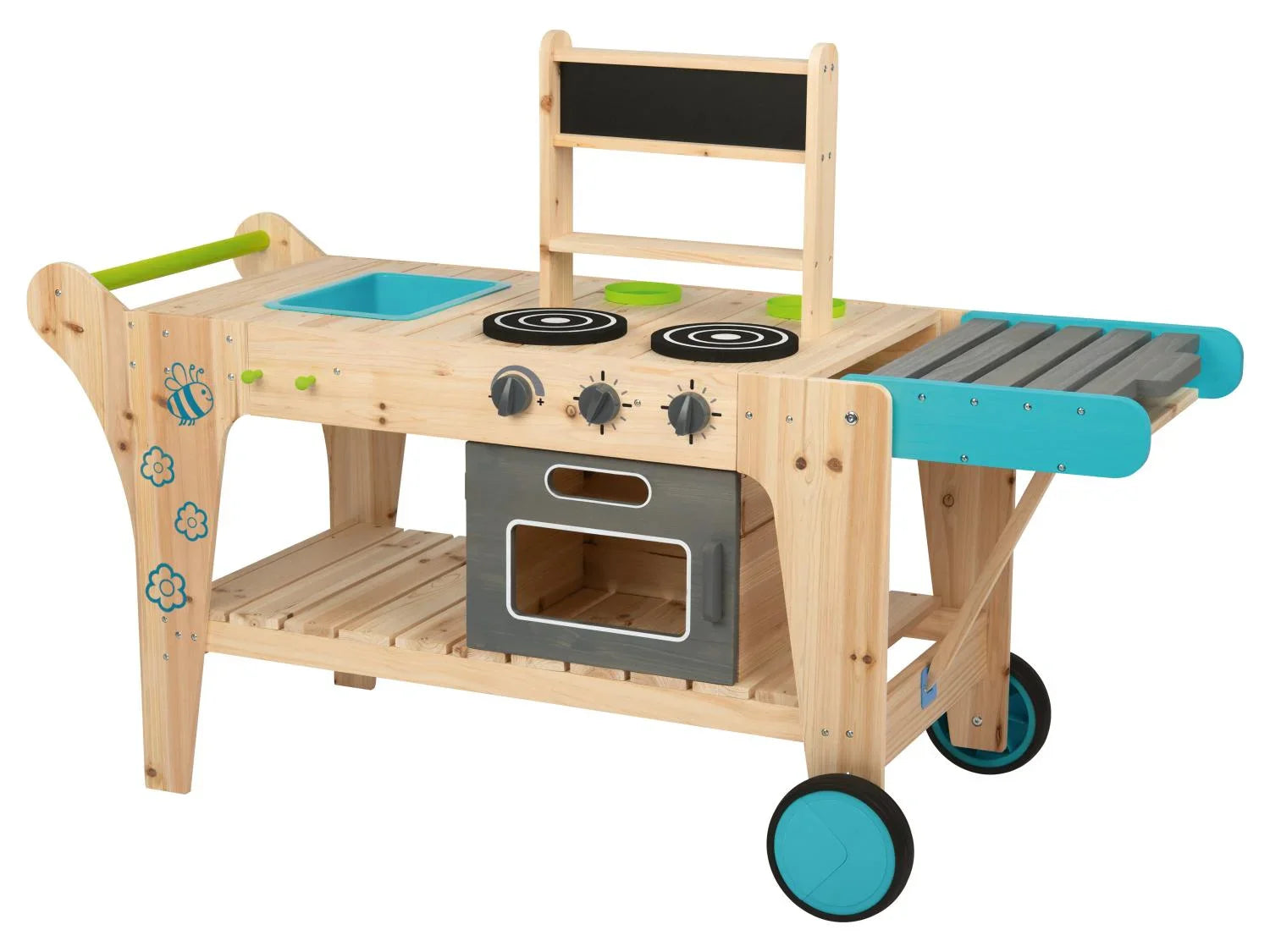 Playtive Cuisine d'extrieur enfant en bois