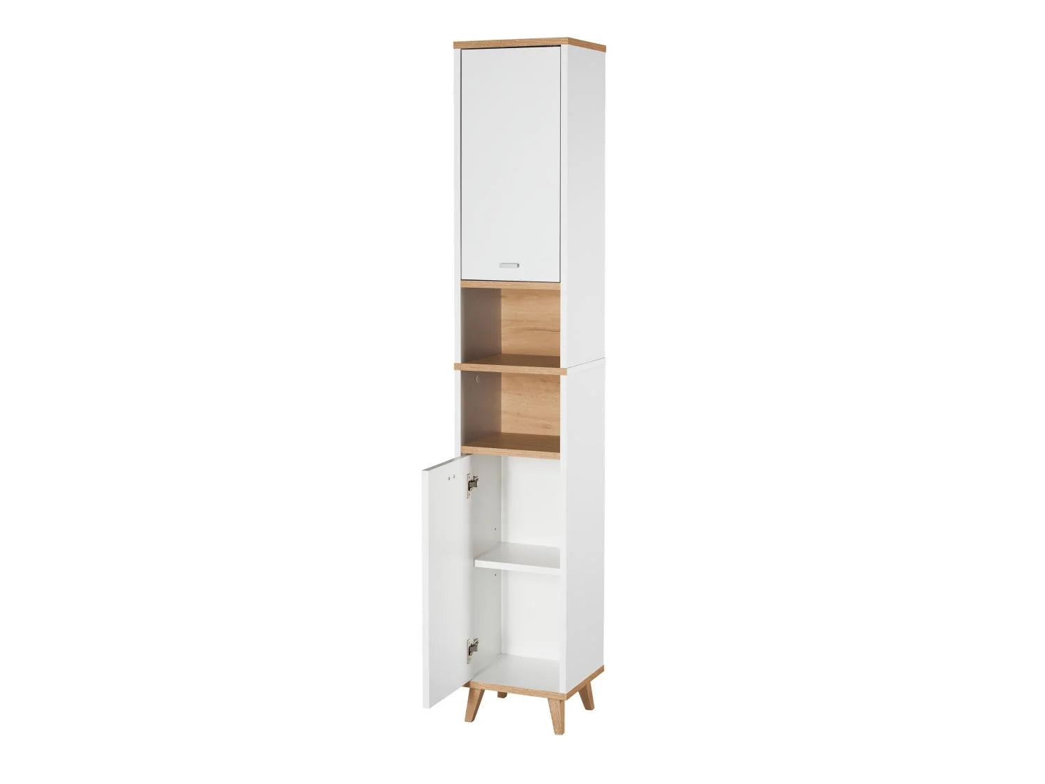 LIVARNO Colonne de salle de bains Corfu, 32 x 180 x 28 cm, blanc/imitation chne