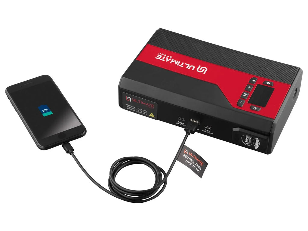 ULTIMATE SPEED Batterie externe Powerbank avec compresseur UPK 10 H5 / MPPK 10 H5