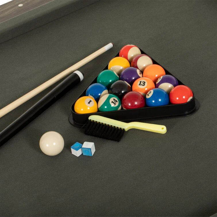 2025 7' 3-in-1 Combination Table Includes Billiards, Table Tennis, & Dining Table