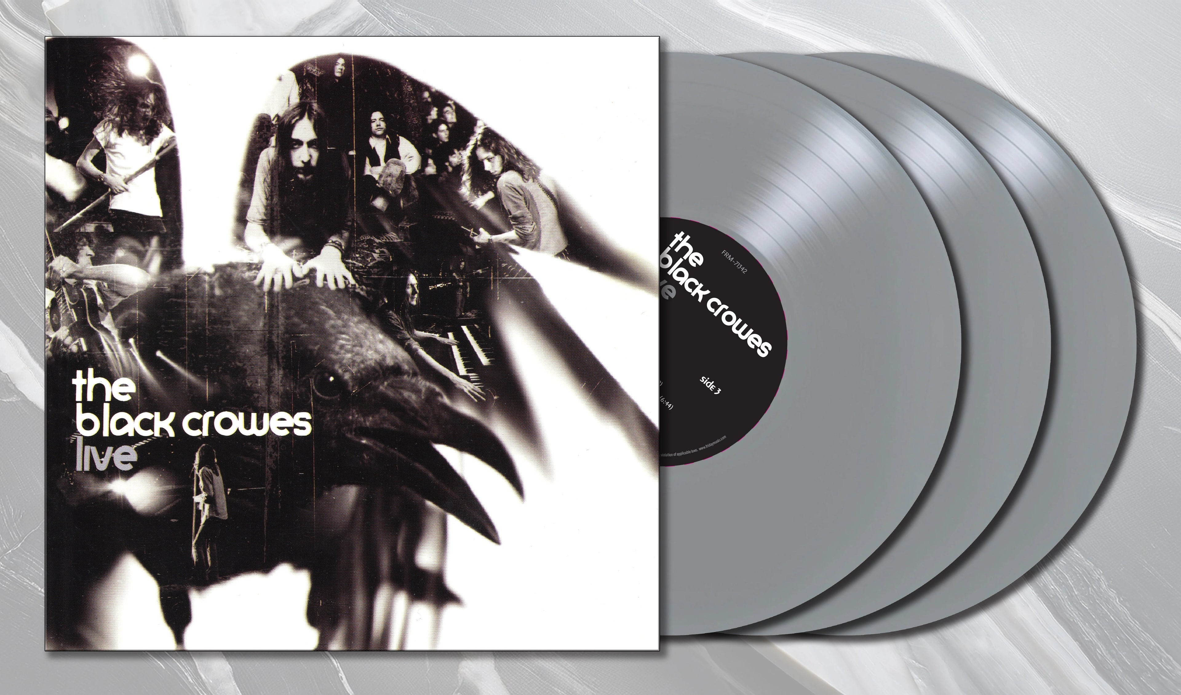 The Black Crowes - Live (Silver Metallic Vinyl/Limited Edition) 3 Vinyl LP