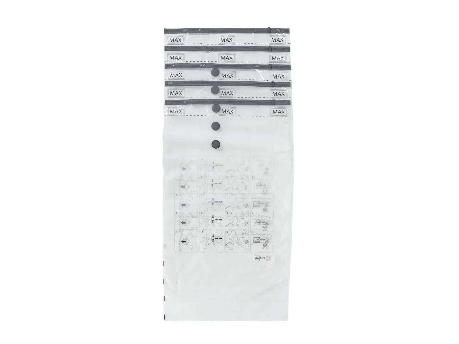 LIVARNO home Lot de 10 housses de rangement sous vide