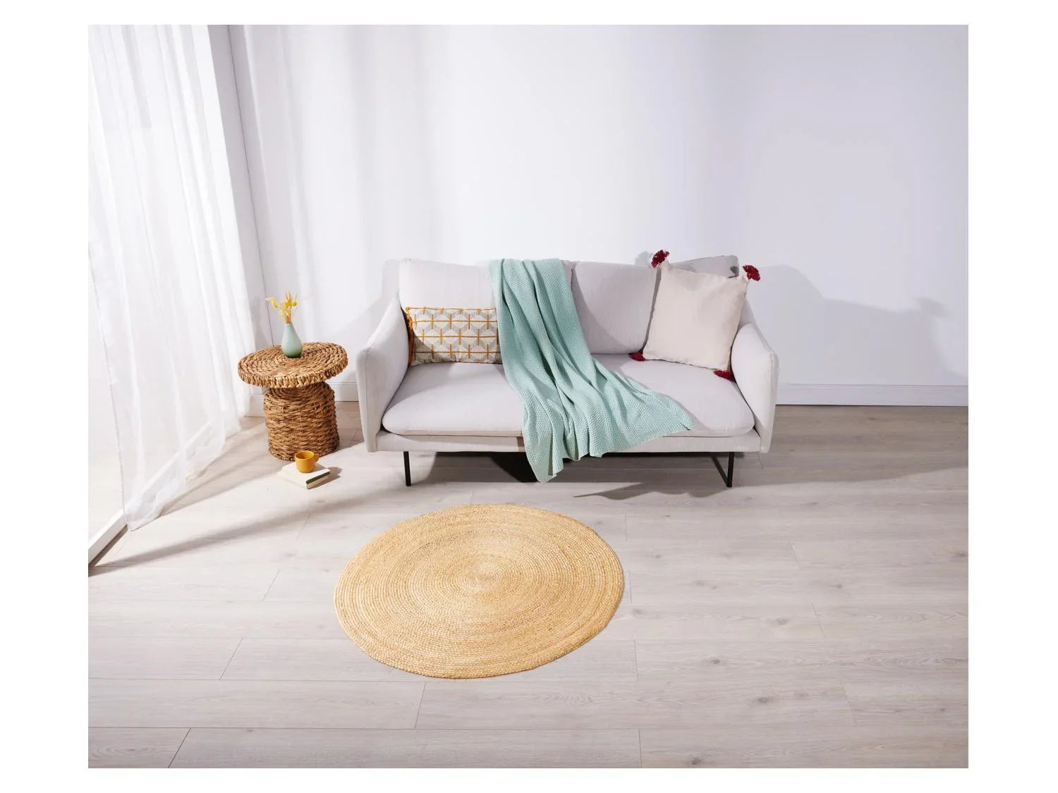 LIVARNO home Tapis en jute, 80 x 150 cm /  100 cm