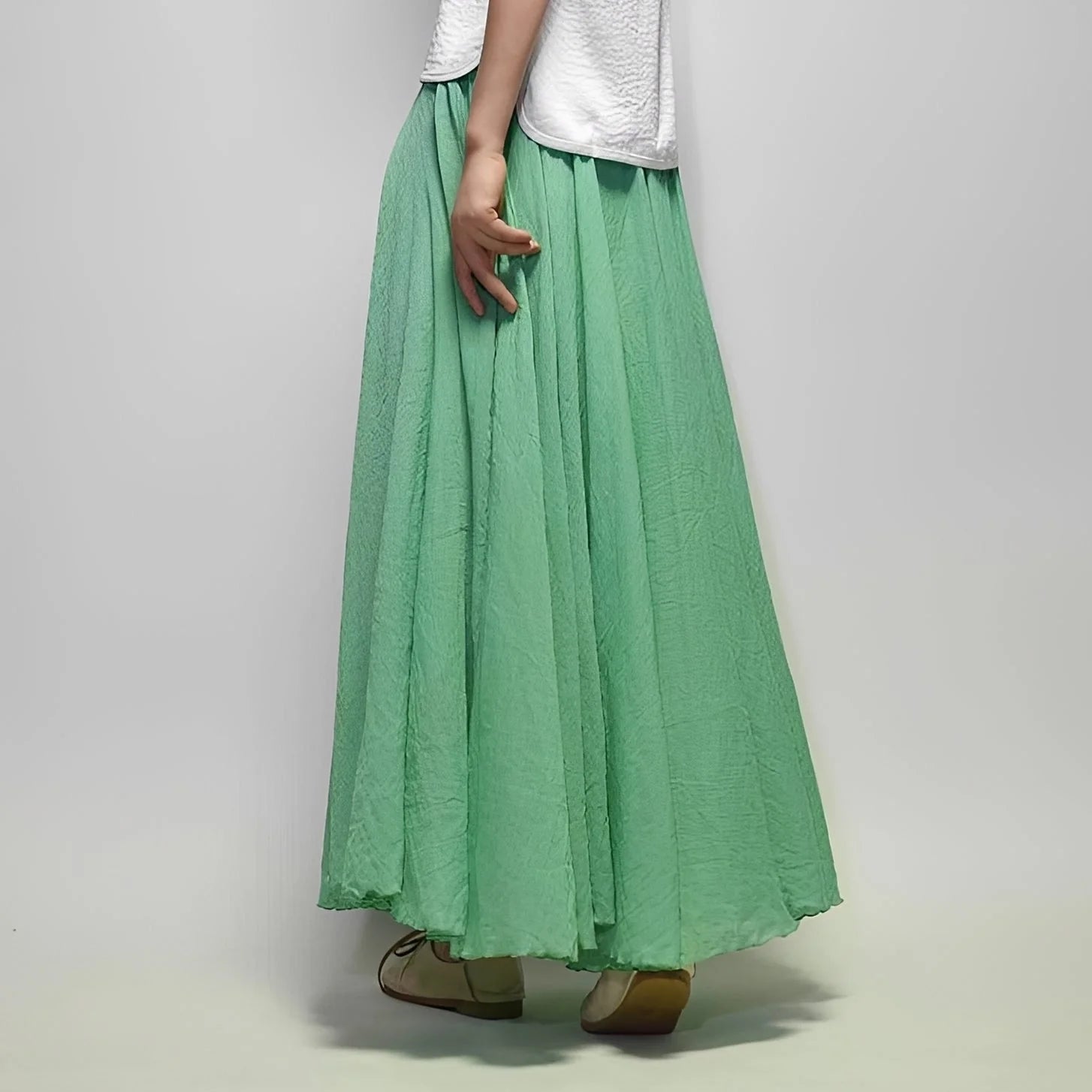 Alina - Jupe Maxi Bohème Flottante