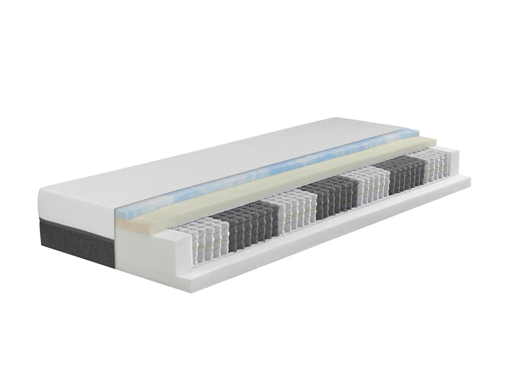 LIVARNO home Matelas  1000 ressorts ensachs Visko Soft, 7 zones, H3, 90 x 190 cm
