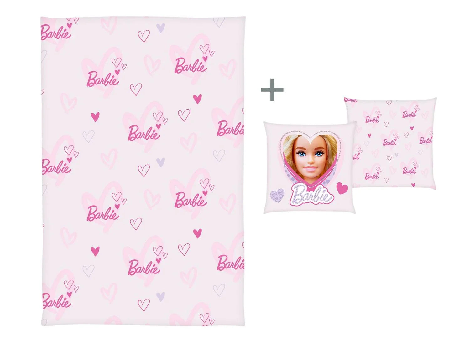 Parure de lit Barbie, 100 x 150 cm